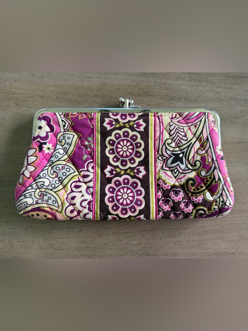 Vera Bradley - Very Berry Paisley Double Kisslock Wallet